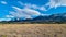 Finkenstein - Scenic view of majestic snow capped mountain peak Mittagskogel in wild Karawanks, Carinthia, Austria