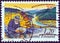 FINLAND - CIRCA 1983: A stamp printed in Finland from the `Northern edition - Tourism` issue shows gold panner in North Finland