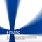 Finland flag background. Blurred pattern in the colors of the finnish flag. National poster, banner of finland. State cover