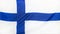 Finland Flag real fabric