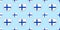 Finland flag seamless pattern. Vector Fin flags stickers. Love hearts symbols. Texture for Finnish language courses, sports pages,