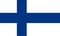 Finland flag vector.Illustration of Finland flag