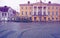 Finland, Helsinki, landscape attractions. Senate square. Toning, selective focus.