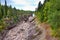 Finland. Imatra. Dry Riverbed of Vuoksa River