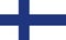 Finland national flag in exact proportions - Vector