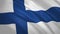 Finland . Waving Flag Video Background