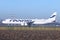 Finnair landing on airport, Amsterdam, Europe, Airbus