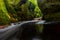 Finnich Glen aka Devil`s Pulpit near Loch Lomond, Scotland