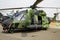 Finnish Army Airbus Helicopters NH-90 TTH NH-221 helicopter static display at RIAT Royal International Air Tattoo 2018 airshow