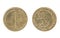 Finnish coin, the nominal value of 1 markka
