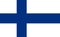 Finnish flag, flat layout, illustration