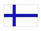 Finnish flag - Republic of Finland