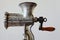 Finnish vintage meat grinder with inscription Made in Finland