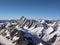 Finsteraarhorn Peak in the Swiss Alps near Grindelwald