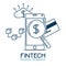 Fintech Investment Financial Internet Technology Concept fintech