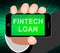 Fintech Loan P2p Finance Credit 2d Illustration