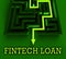 Fintech Loan P2p Finance Credit 3d Rendering