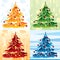 Fir tree colour pattern