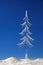 Fir tree from icicle