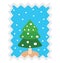 Fir tree, ticket Vector Icon that can be easily modified or edit