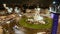 Fira de Barcelona Square Crowd at Night