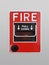 Fire alarm notifier on wall