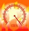 Fire Background Stress Meter