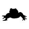Fire Bellied Toad Bombina Silhouette Found In Central Asia