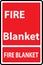 Fire blanket sign