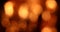 Fire bokeh with bright red and orange circles. Beautiful fire background