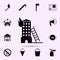 fire in the building icon. Fireman icons universal set for web and mobile