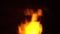 Fire burns continuously, as the spark from the fire shows. For flame and heat background or any dynamic power background.