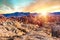 Fire Canyon in Valley of Fire Sate Park