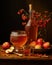 Fire cider. Apple vinegar with cinnamon. immune boosting drink