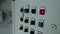 The fire control panel to manage the plant. control panel electrical equipment. Factory control panel with buttons