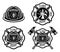 Fire Department Cross and Helmet Designs