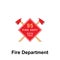 Fire Department, ESTD 1935 icon. Element of color fire department sign icon. Premium quality graphic design icon. Signs and