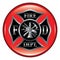 Fire Department Maltese Cross Button