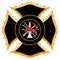 Fire Department Maltese Cross Symbol