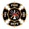 Fire Department Maltese Cross Vintage