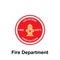 Fire Department, Volunteer Firefighter icon. Element of color fire department sign icon. Premium quality graphic design icon.