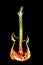 Fire electric guitar