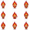 Fire element expression bundle set