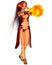 Fire Elf Creating a Fireball