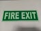 A fire escape is a special kind of emergency exit.