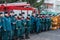 Fire evacuation at nursing home in Gomel region of the Republic of Belarus.