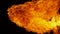 Fire explosion shooting with high speed camera at 1000fps,