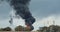 Fire and explosions in an oil refinery accident