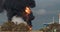 Fire and explosions in an oil refinery accident