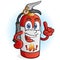 Fire Extinguisher Cartoon Character